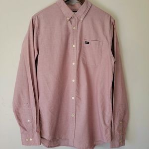 RVCA Slim Fit Long Sleeve Button Down Shirt